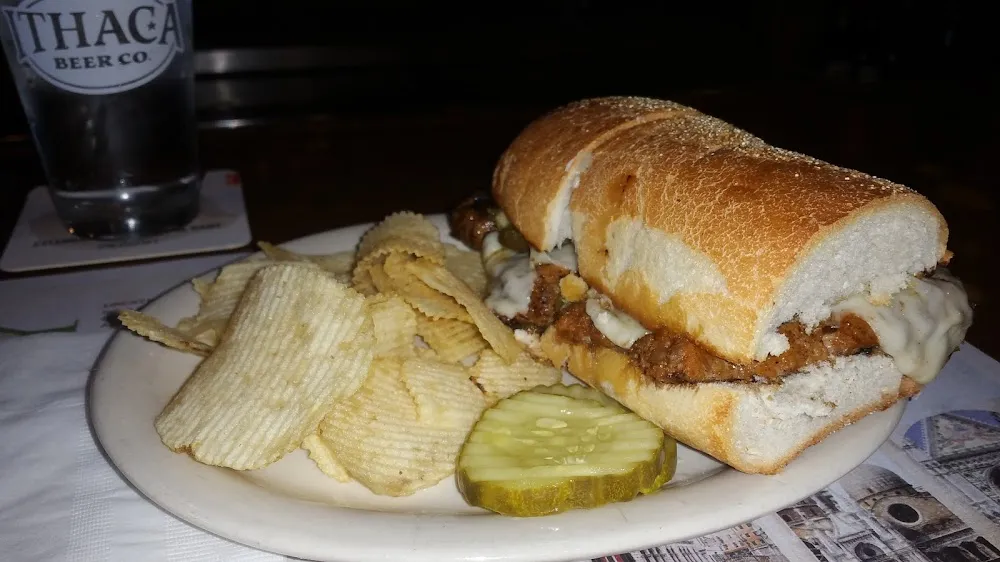 Italian Sausage and Long Hots on Italian Bread