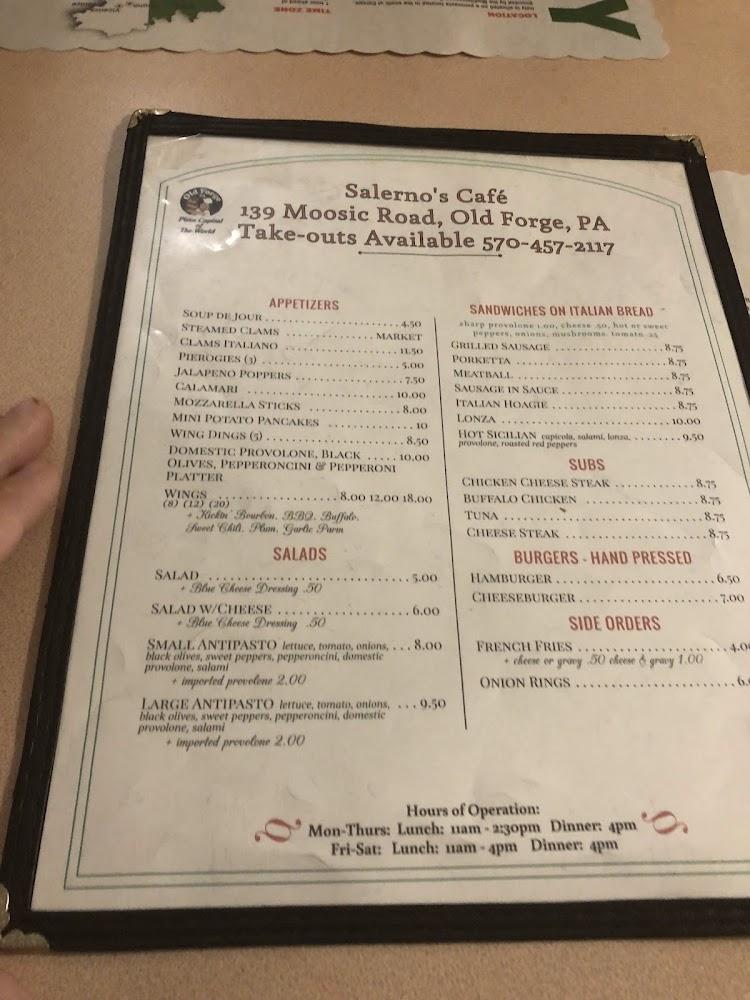 Salerno's Cafe Steamed Clams