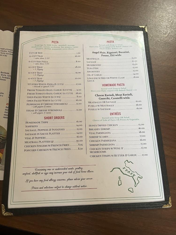 Salerno's Cafe Menu image 4