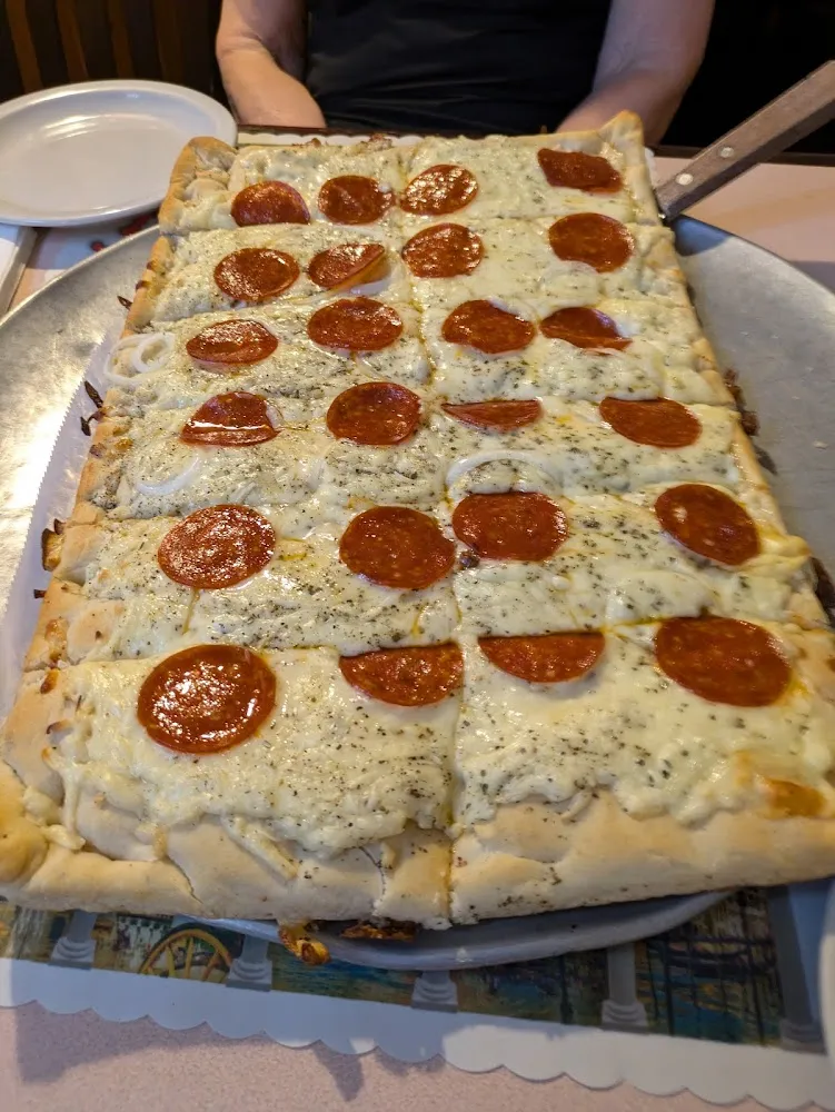 White Pizza Plus Pepperoni